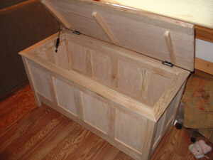 Maple chest crafted by Brian from Longview