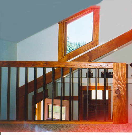 Beautifully-grained natural wood from our sawmill